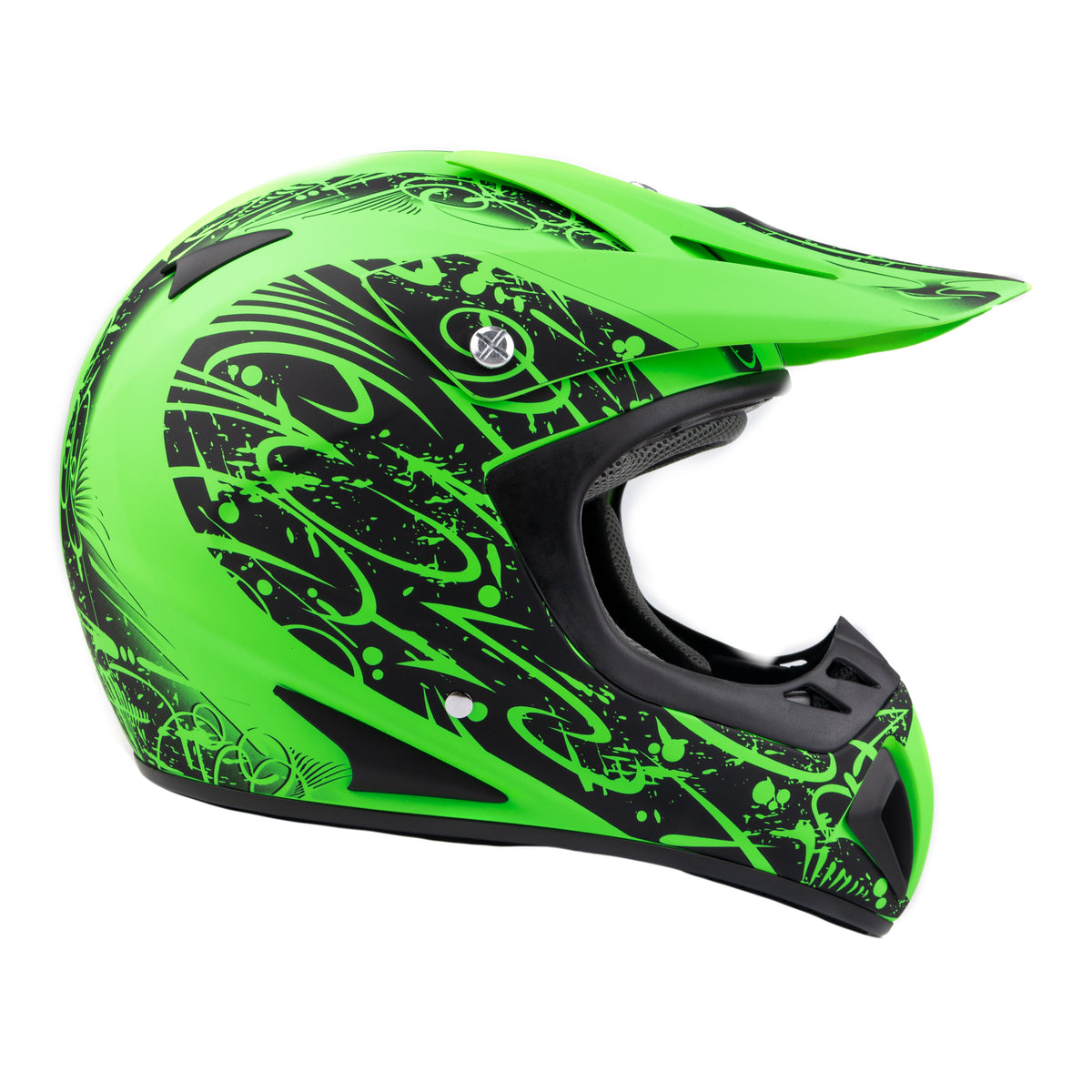 Kawasaki green dirt bike helmets online