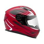 Matte Red Adult Matte Red Full Face Snowmobile Helmet (xSmall) - FACTORY SECOND