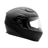 Matte Black Full Face Adult Helmet (XL) - FACTORY SECOND