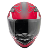 Matte Red Adult Matte Red Full Face Snowmobile Helmet (xSmall) - FACTORY SECOND