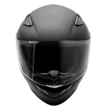 Matte Black Full Face Adult Helmet (XL) - FACTORY SECOND