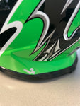 (Large) Green Youth Off Road Helmet - FACTORY SECOND