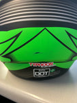 Green Youth Full Face Motorcycle Helmet (Large) - FACTORY SECOND