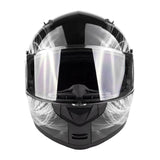 XL Adult White Black Modular Helmet - FACTORY SECOND