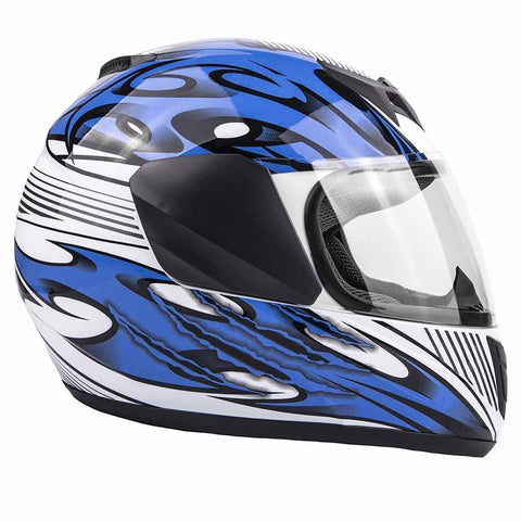 Blue Youth Full Face Helmet Small - FACTORY SECOND