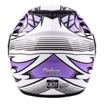 Purple Youth Full Face Motorcycle Helmet SMALL - FACTORY SECOND