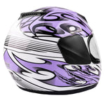 Purple Youth Full Face Motorcycle Helmet SMALL - FACTORY SECOND