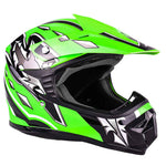 (Large) Green Youth Off Road Helmet - FACTORY SECOND