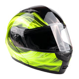 Adult Yellow Hi-Viz Modular Helmet 2x - FACTORY SECOND