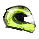 Adult Yellow Hi-Viz Modular Helmet 2x - FACTORY SECOND