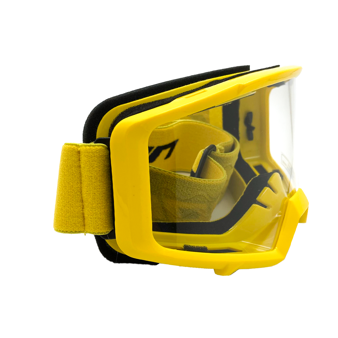 Yellow Motocross Goggles