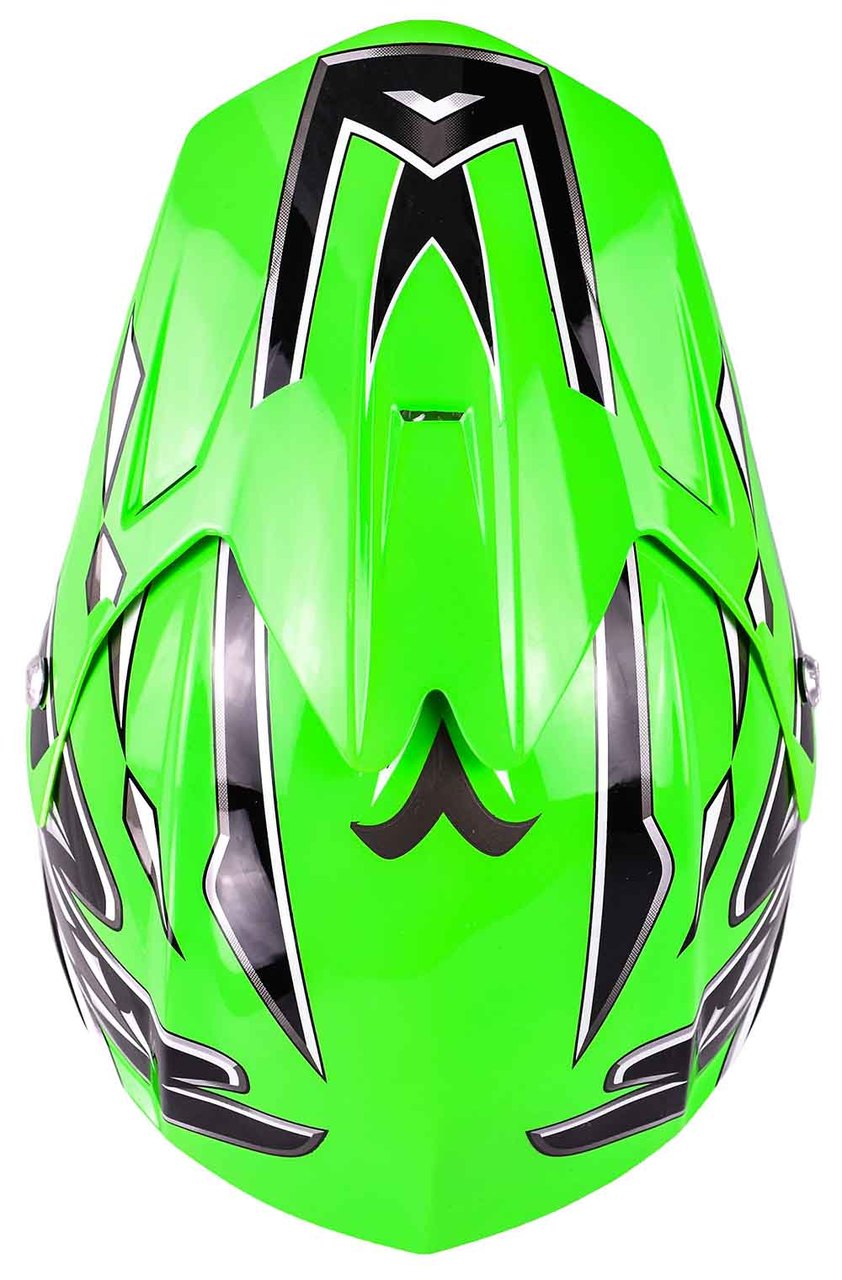 Green discount atv helmet