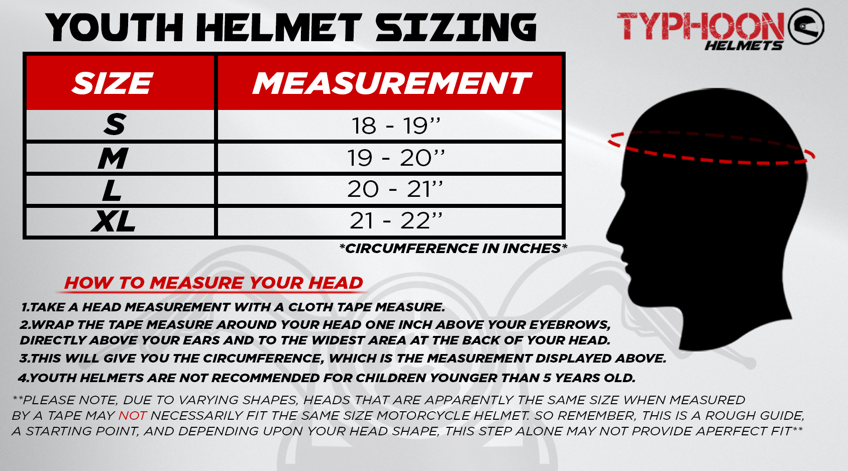 Youth Kids Full Face Blue Typhoon Motorcycle Helmet – Typhoon Helmets