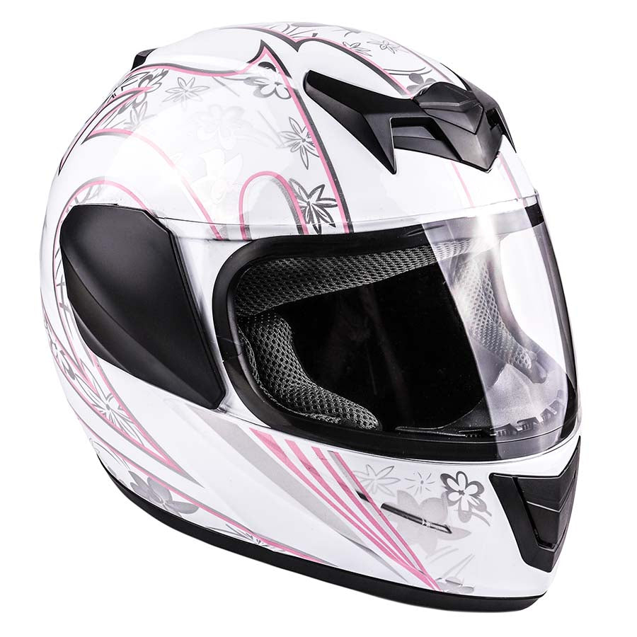 Kids pink best sale motorbike helmet