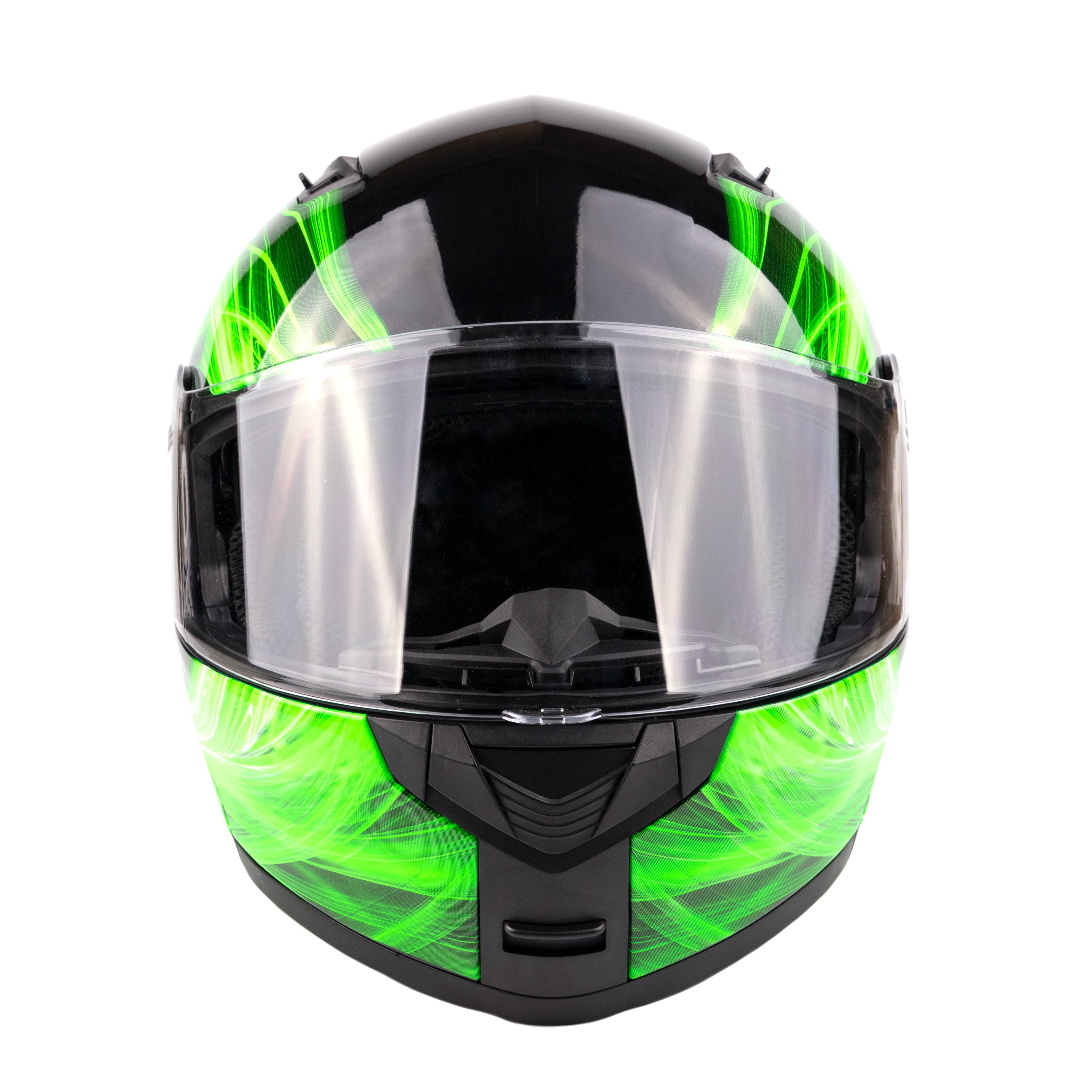 Snowmobile helmet with heated shield store and bluetooth