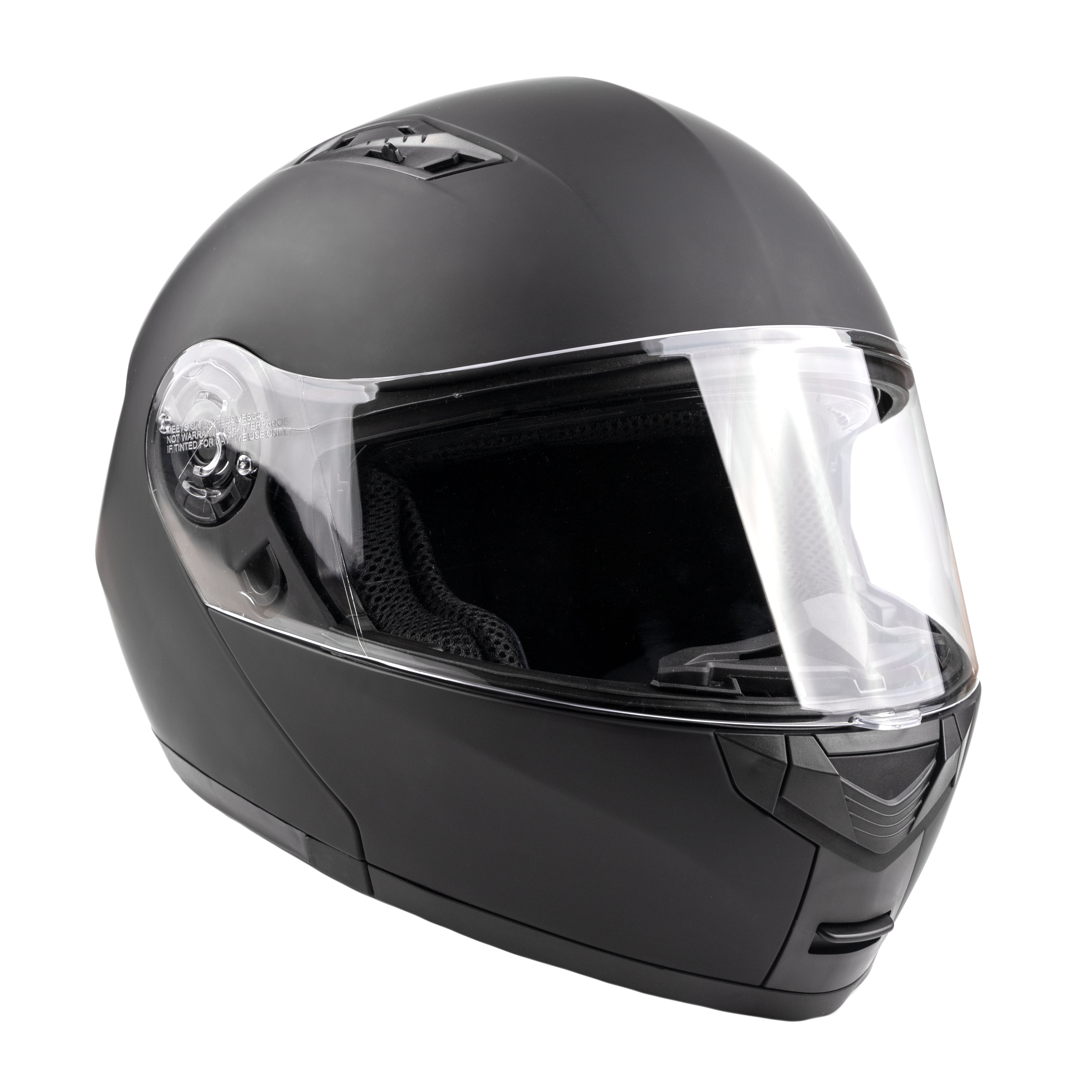 Youth Kids Full Face Black Typhoon Motorcycle Helmet – Typhoon Helmets