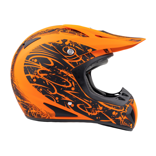 Dirt bike best sale helmets orange