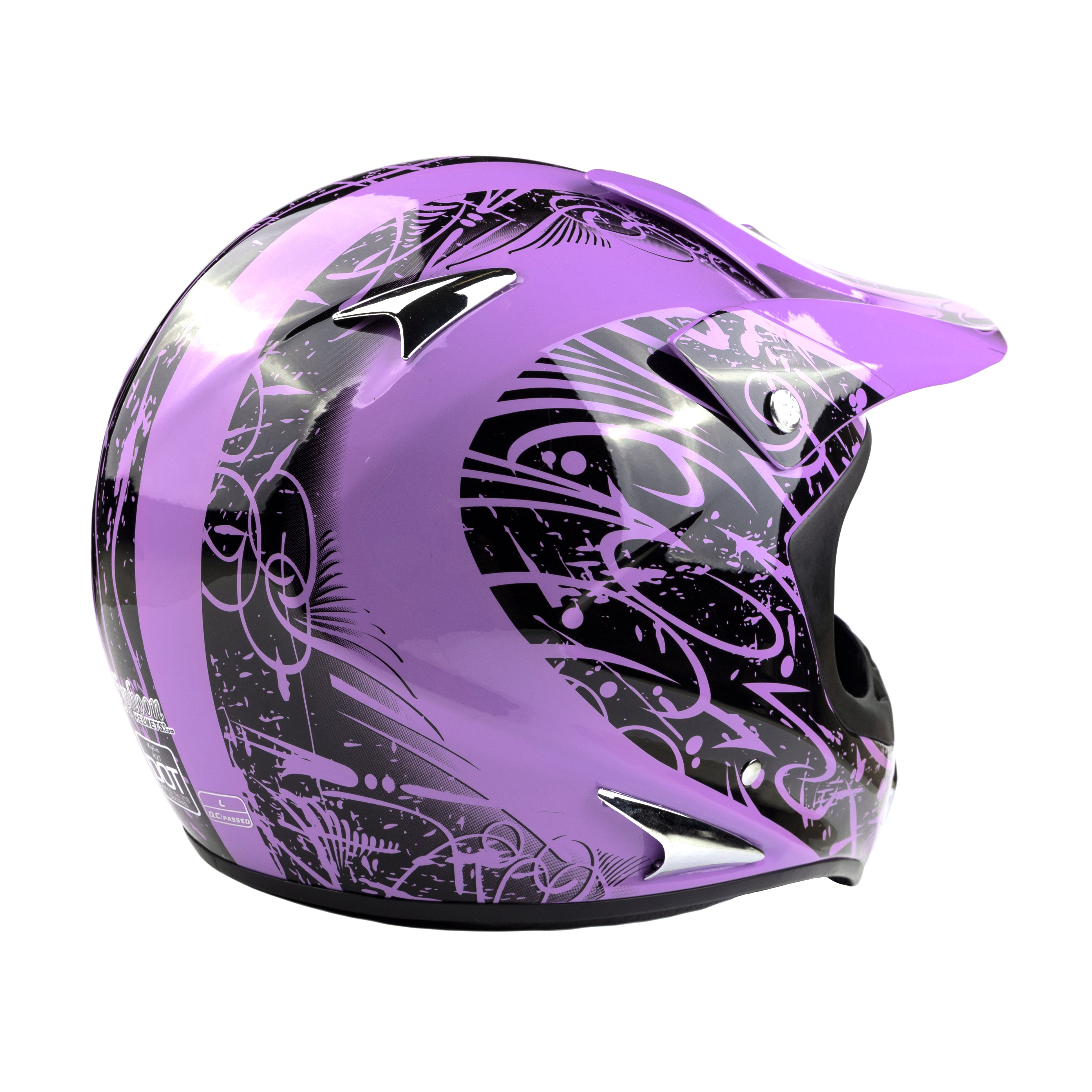 Purple MotorCross Ski Mask