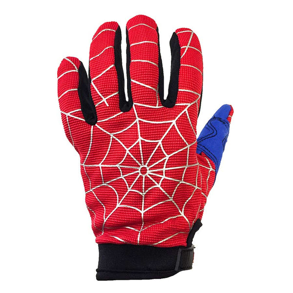 Marvel Spider-Man Kids' Protective Gear Bike Set w/Padded Gloves, Red