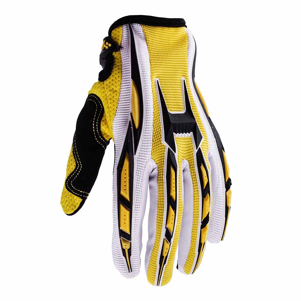 Yellow dirt bike gloves sale