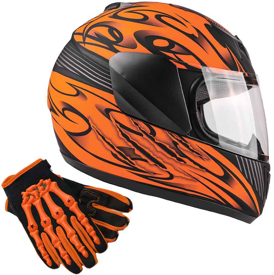 Youth Full Face Motorcycle Helmets Typhoon Helmets