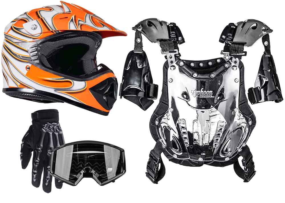 Childrens 2025 motocross helmet